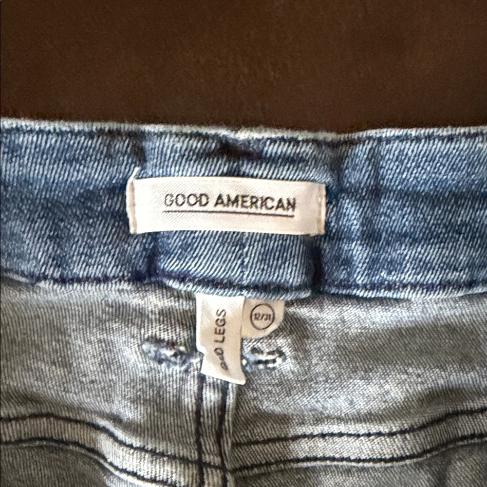 Good American Distressed Skinny Jeans - Blue - Picture 2 of 6